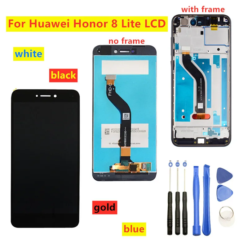 For Huawei honor 8 lite PRA-TL10 PRA-AL00 PRA-AL Touch Screen Sensor LCD Display Assembly With Frame For Honor 8 Youth Edition
For Huawei honor 8 lite PRA-TL10 PRA-AL00 PRA-AL Touch Screen Sensor LCD Display Assembly With Frame For Honor 8 Youth Edition