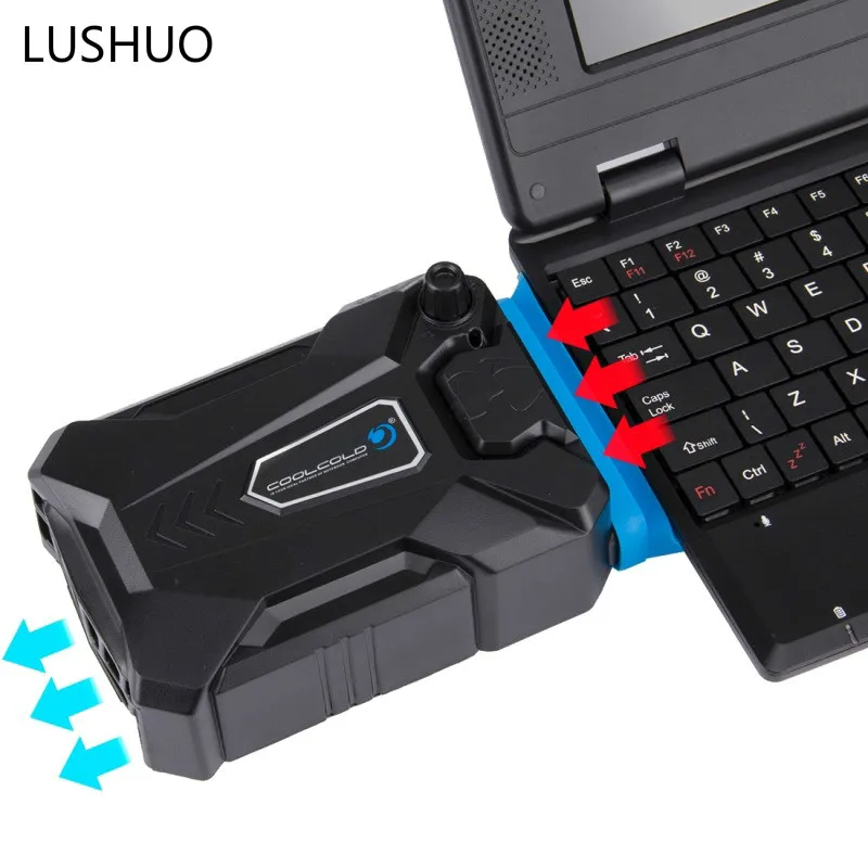 LUSHUO Portable Laptop Cooler Air External Extracting Cooling Fan for Laptop Speed Adjustable for 15 15.6 17 Inch Laptop
LUSHUO Portable Laptop Cooler Air External Extracting Cooling Fan for Laptop Speed Adjustable for 15 15.6 17 Inch Laptop