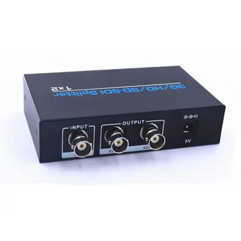 SD/HD/ 3G SDI Splitter SDI 1x2 Splitter 1 Input and 2 Output up to 300m/985ft Signal Supports Resolutions Up To 1920x1080@60Hz 
SD/HD/ 3G SDI Splitter SDI 1x2 Splitter 1 Input and 2 Output up to 300m/985ft Signal Supports Resolutions Up To 1920x1080@60Hz