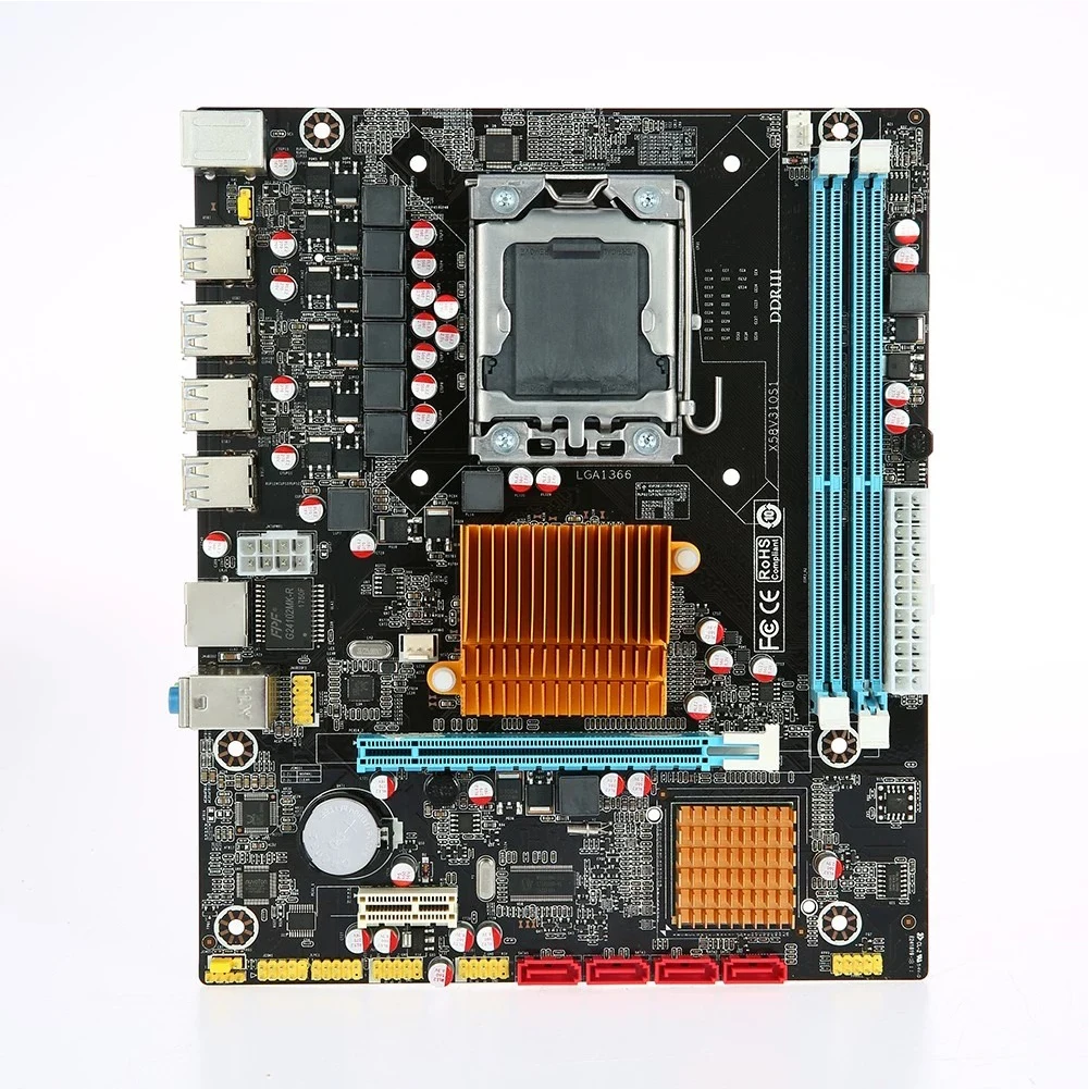 X58-1366 Durable Replacement Dual Channel Home CPU Single DDR3 Stable Desktop Motherboard Set Teaching ECC Memory Professional
X58-1366 Durable Replacement Dual Channel Home CPU Single DDR3 Stable Desktop Motherboard Set Teaching ECC Memory Professional