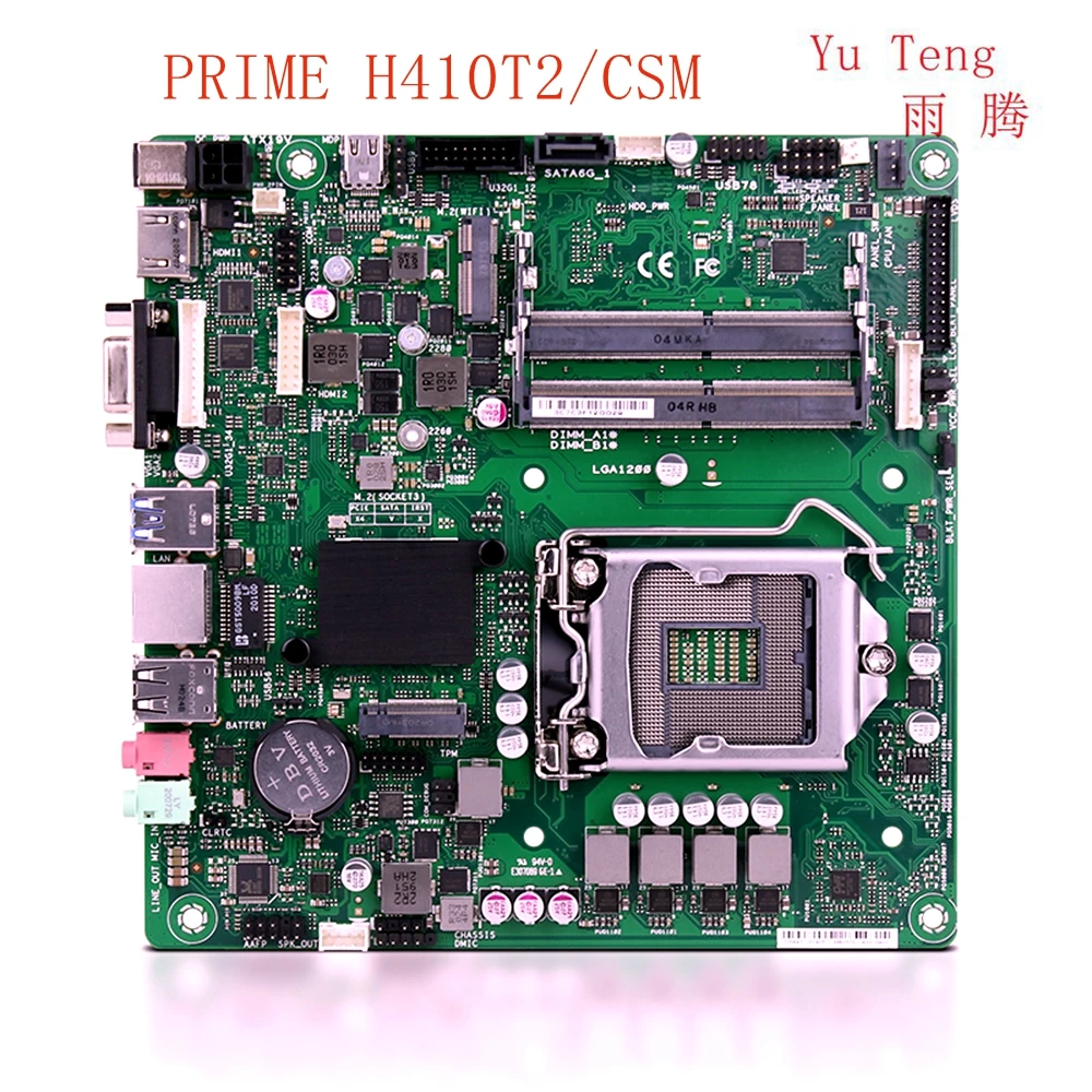 Материнская плата ASUS Mini ITX PRIME H410T2 /CSM r1.01 с промышленным контролем небольшой узлом