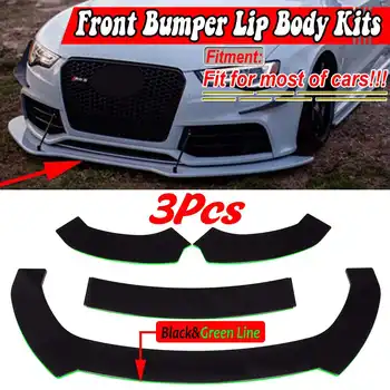 ABS Universal 3PCS Car Front Bumper Lip Chin Spoiler Splitter Diffuser Body Kit For Audi A4 A5 A6 A8 For BMW For Ford For VW
ABS Universal 3PCS Car Front Bumper Lip Chin Spoiler Splitter Diffuser Body Kit For Audi A4 A5 A6 A8 For BMW For Ford For VW
