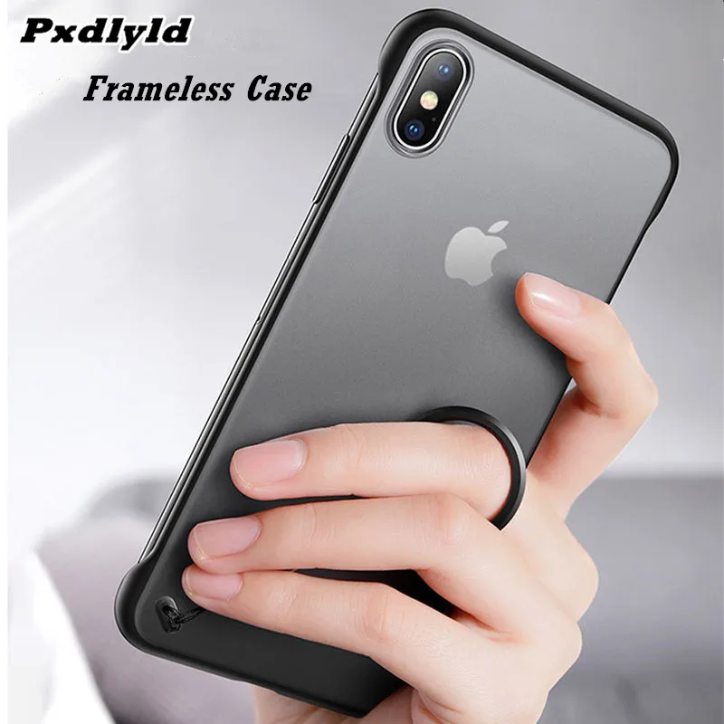Frameless Transparent Phone Case for iPhone X XR Xs Max Case 6 6s Plus 7 8 Plus Metal Finger Ring Matte Protective Case
Frameless Transparent Phone Case for iPhone X XR Xs Max Case 6 6s Plus 7 8 Plus Metal Finger Ring Matte Protective Case