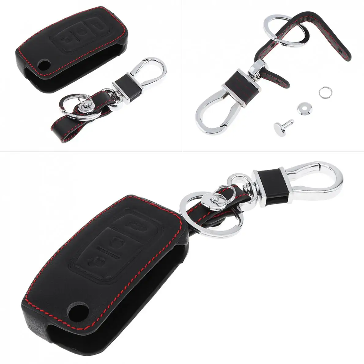 3 Buttons 3D LeatherCarKeyCoverProtectorHolder withHanging Buckle Fit for Ford Mondeo /Fiesta/Focus/ S Max /Galaxy 2003-2010
3 Buttons 3D LeatherCarKeyCoverProtectorHolder withHanging Buckle Fit for Ford Mondeo /Fiesta/Focus/ S Max /Galaxy 2003-2010