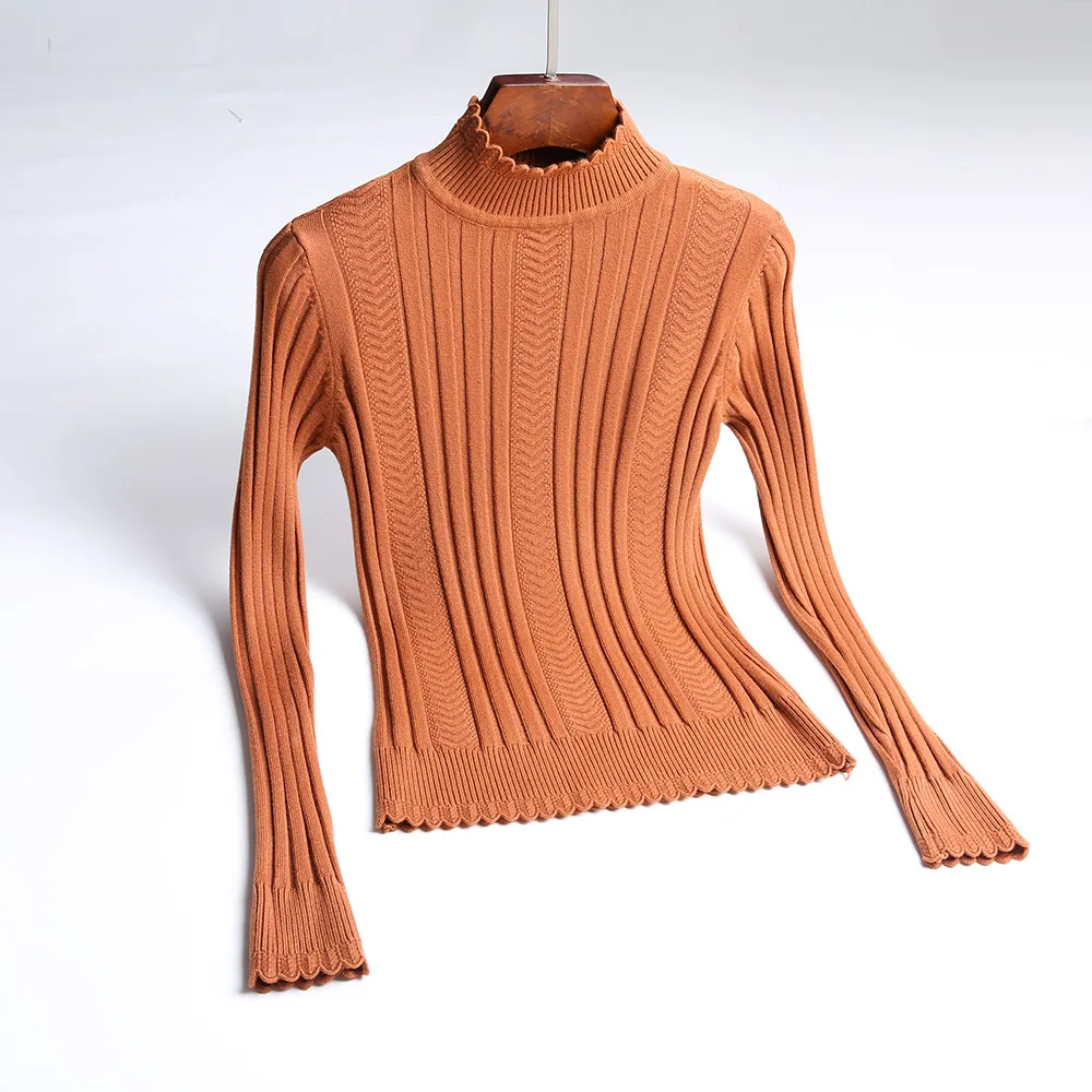 HLBCBG осенне-зимний женский свитер толстый теплый вязаный джемпер Топ Модный