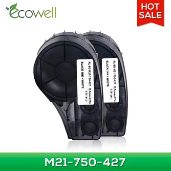 Ecowell 19.1mm Width Label Tape for M21-750-427 Black on White Compatible for Brady BMP21-PLUS IDPAL for LABPAL Label Printer 
Ecowell 19.1mm Width Label Tape for M21-750-427 Black on White Compatible for Brady BMP21-PLUS IDPAL for LABPAL Label Printer