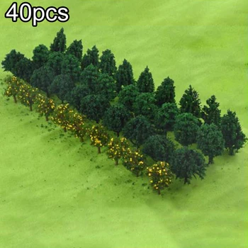 40Pcs Mini Practical Landscape Model Trees Mixed Train Garden Scenery Sand Table Garden Home Decors
40Pcs Mini Practical Landscape Model Trees Mixed Train Garden Scenery Sand Table Garden Home Decors