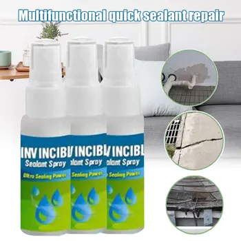 30ml Invincible Sealant Spray for Wall/Sink/Pipe/Roof Multifunctional Quick Sealant Fix Home Walls Leaking Repair Glue X
30ml Invincible Sealant Spray for Wall/Sink/Pipe/Roof Multifunctional Quick Sealant Fix Home Walls Leaking Repair Glue X