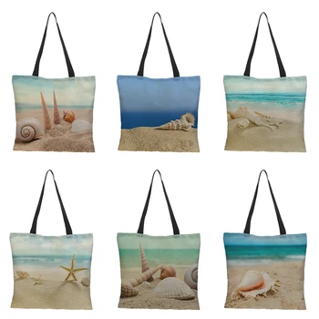 Customized ladies shopping bag reusable folding shoulder bag large-capacity double-sided printing marine turtle linen bag casual
Customized ladies shopping bag reusable folding shoulder bag large-capacity double-sided printing marine turtle linen bag casual