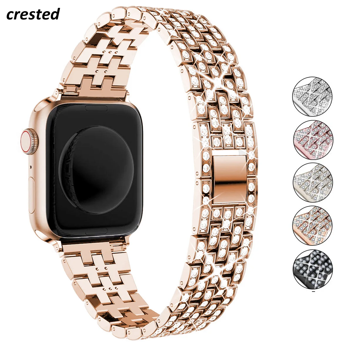 Slim Diamond strap for Apple watch band 40mm 41mm 38mm 45mm 44mm 42mm 38mm Metal watchband iWatch Serie 3 4 5 6 se 7 bracelet
Slim Diamond strap for Apple watch band 40mm 41mm 38mm 45mm 44mm 42mm 38mm Metal watchband iWatch Serie 3 4 5 6 se 7 bracelet