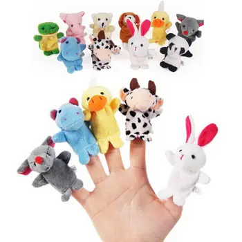 Cartoon Animal Plush Finger Puppet Fingers Toy Doll Baby Early Educational Hand Story Toy 10PCS
Cartoon Animal Plush Finger Puppet Fingers Toy Doll Baby Early Educational Hand Story Toy 10PCS
