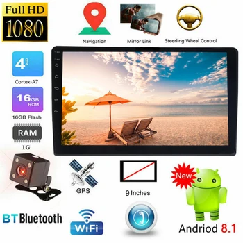 9 Inch Android 8.1 Quad Core 2 Din Car Press Radio Stereo GPS WIFI MP5 Player + 1 Rear Camera with 4 LEDs
9 Inch Android 8.1 Quad Core 2 Din Car Press Radio Stereo GPS WIFI MP5 Player + 1 Rear Camera with 4 LEDs
