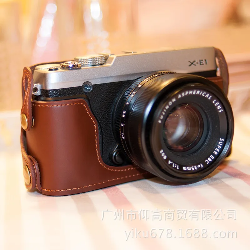 Leather Sheath Suitable for Fuji Xe2s Camera Bag Base XE1/X-E2 with Leather Case
Leather Sheath Suitable for Fuji Xe2s Camera Bag Base XE1/X-E2 with Leather Case