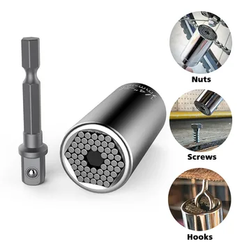Universal Socket 5mm-14mm 7mm-19mmSocket Repair Tool Sets Gift for Men, DIY Handyman, Father/Dad, Husband, Boyfriend, Him 
Universal Socket 5mm-14mm 7mm-19mmSocket Repair Tool Sets Gift for Men, DIY Handyman, Father/Dad, Husband, Boyfriend, Him