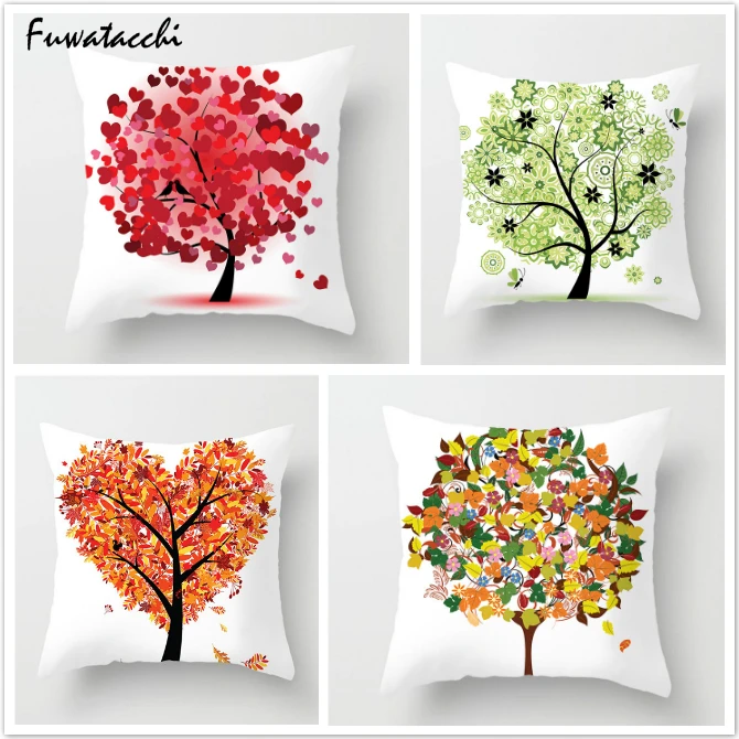 TTLIFE Multiple Color Throw Pillow Cushion Cover Tree Flower Printed Pillow Cover White Decorative Pillows for Sofa Car
TTLIFE Multiple Color Throw Pillow Cushion Cover Tree Flower Printed Pillow Cover White Decorative Pillows for Sofa Car