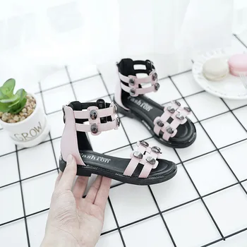 20 Summer New Childrens Sandals Girls Middle Children's Back Zipper Roman Shoes Girls Non Slip Wear Resistant Fashion Shoes
20 Summer New Childrens Sandals Girls Middle Children's Back Zipper Roman Shoes Girls Non Slip Wear Resistant Fashion Shoes
