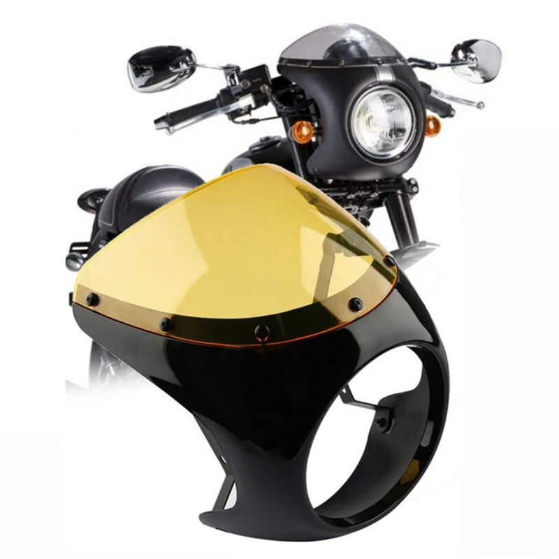 Motorcycle Headlight,Motorcycle Quarter Fairing Windshield Headlight Fairing Screen Retro Racer Style Universal Screen Fit 7 Inc
Motorcycle Headlight,Motorcycle Quarter Fairing Windshield Headlight Fairing Screen Retro Racer Style Universal Screen Fit 7 Inc