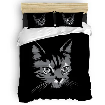 Hand Drawn Cats In The Dark Duvet Cover Set 2/3/4pcs Bedding Set Bed Sheet Pillowcases Cover Set
Hand Drawn Cats In The Dark Duvet Cover Set 2/3/4pcs Bedding Set Bed Sheet Pillowcases Cover Set