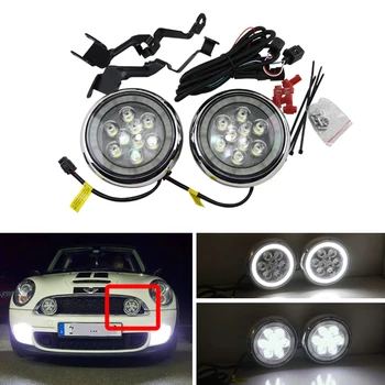 New Products Mini Cooper Led Rally Driving Light With Halo Ring Angel Eyes DRL Chrome Black Shell Daylight Kits For Bmw
New Products Mini Cooper Led Rally Driving Light With Halo Ring Angel Eyes DRL Chrome Black Shell Daylight Kits For Bmw