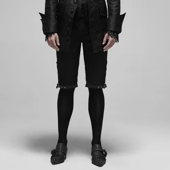 PUNK RAVE Men's Rococo Court Palace Vintage Baroque Style Stripe Adjustment Metal Buttons Jacquard Party Evening Short Pants
PUNK RAVE Men's Rococo Court Palace Vintage Baroque Style Stripe Adjustment Metal Buttons Jacquard Party Evening Short Pants