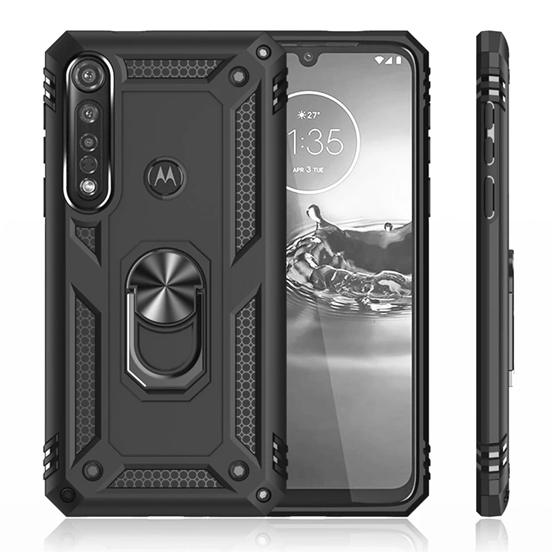 Гибридный двухслойный защитный чехол для MOTOROLA MOTO G8 Plus E6 G7 Power E5 Play One Zoom Vision