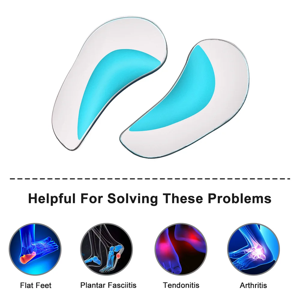 1 Pair of Orthopedic Orthotic Arch Support Insole Flat Foot Flatfoot Correction Shoe Insoles Cushion Inserts
1 Pair of Orthopedic Orthotic Arch Support Insole Flat Foot Flatfoot Correction Shoe Insoles Cushion Inserts