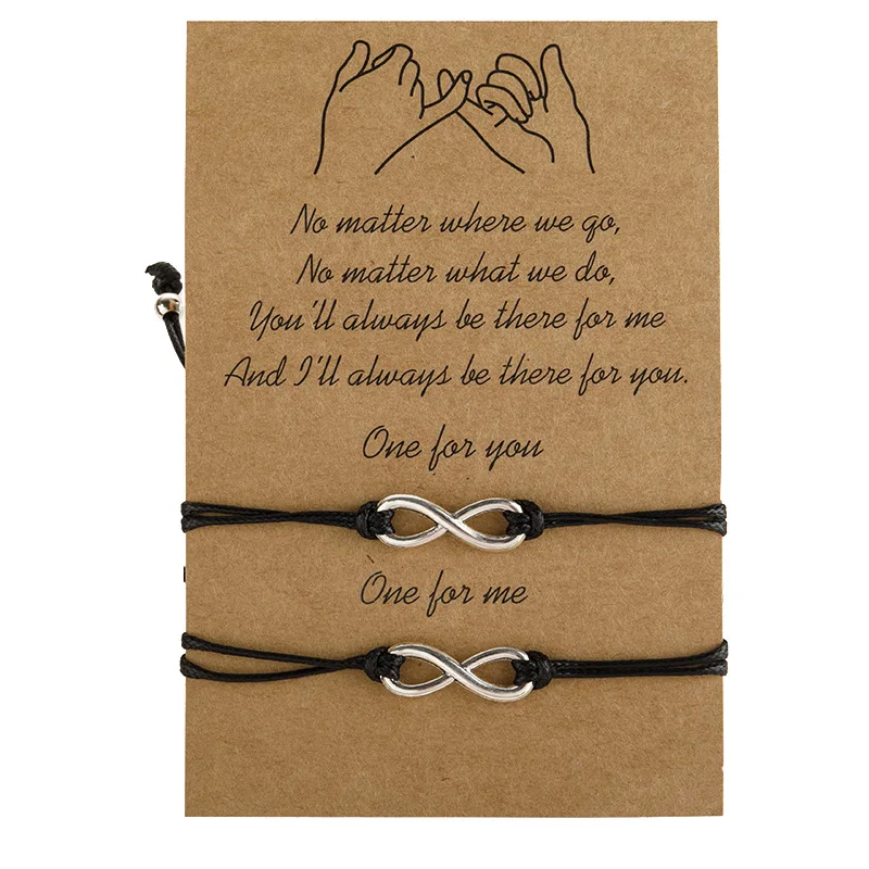 2020 Couple Bracelet Simple Compass Five-pointed Star Heart-shaped Elephant Eight-character Wax Thread Braided Card Bracelet
2020 Couple Bracelet Simple Compass Five-pointed Star Heart-shaped Elephant Eight-character Wax Thread Braided Card Bracelet