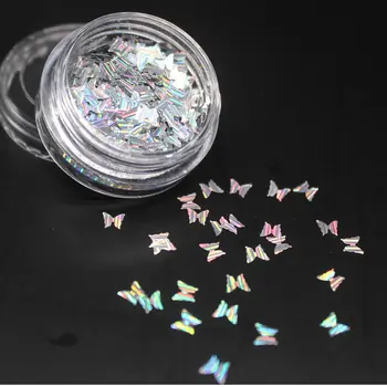1 PCS Holographic Butterfly Shape Nail Glitter Flakes Sparkly 3D Colorful Sequins Spangles Polish Manicure Nails Art Decoration
1 PCS Holographic Butterfly Shape Nail Glitter Flakes Sparkly 3D Colorful Sequins Spangles Polish Manicure Nails Art Decoration