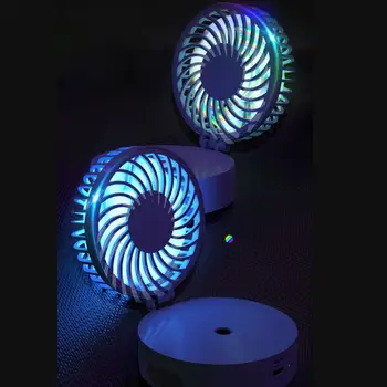 Portable Summer Mini Handheld Folding Fan USB Rechargeable Air Conditioning Humidifier with Colorful LED Night Light for Outdoor
Portable Summer Mini Handheld Folding Fan USB Rechargeable Air Conditioning Humidifier with Colorful LED Night Light for Outdoor