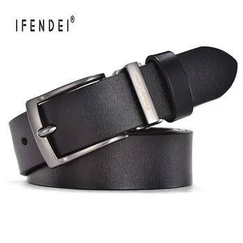 IFENDEI Luxury Brand Designer Belt Black Thin Leather Belt Simple Pin Buckle Business Leather Young Men Casual Belt For Jeans
IFENDEI Luxury Brand Designer Belt Black Thin Leather Belt Simple Pin Buckle Business Leather Young Men Casual Belt For Jeans