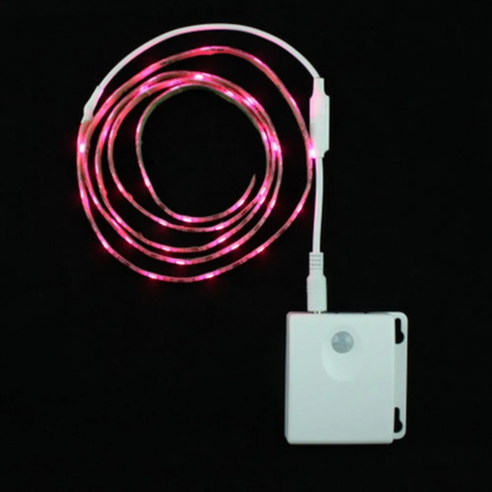 LED Human Body Sensor Strip Light Intelligent Sensor Strip Light 4 Color Motion Sensor Night Light Bedroom Diode Night Light
LED Human Body Sensor Strip Light Intelligent Sensor Strip Light 4 Color Motion Sensor Night Light Bedroom Diode Night Light