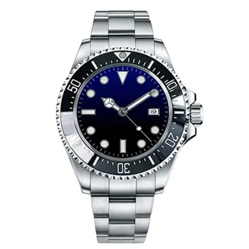 Bliger 44mm black blue Gradient sterile dial luminous marks ceramic bezel deployment buckle automatic movement men's watch
Bliger 44mm black blue Gradient sterile dial luminous marks ceramic bezel deployment buckle automatic movement men's watch