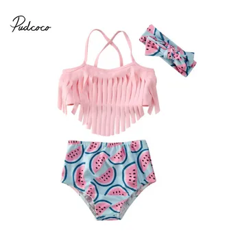 Swimsuit girls Summer Baby Girl Swimwear Cute Toddler Kid Baby Girls Tassel Bikini Set Fruit Swimwear Swimsuit Bathing Suit 
Swimsuit girls Summer Baby Girl Swimwear Cute Toddler Kid Baby Girls Tassel Bikini Set Fruit Swimwear Swimsuit Bathing Suit