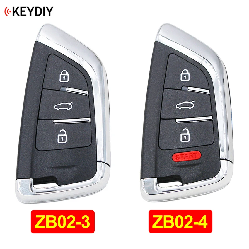 KEYDIY Universal Smart Key ZB02-3 ZB02-4 Car Key Remote Replacement for KD900 KD-X2 Mini KD Fit for More than 2000 Models
KEYDIY Universal Smart Key ZB02-3 ZB02-4 Car Key Remote Replacement for KD900 KD-X2 Mini KD Fit for More than 2000 Models