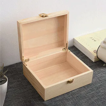 Modern Wood Color Square Jewelry Cosmetic Storage Box Commemorative Coin Box Desktop Handmade Crafts Home Decoration Organizer
Modern Wood Color Square Jewelry Cosmetic Storage Box Commemorative Coin Box Desktop Handmade Crafts Home Decoration Organizer