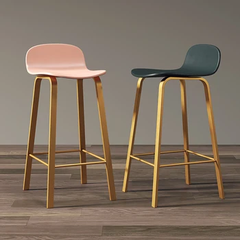 Nordic Light Luxury Ins Bar Stool Chair Backrest Stool Golden Wrought Iron Bar Restaurant Balcony Leisure Modern Minimalist
Nordic Light Luxury Ins Bar Stool Chair Backrest Stool Golden Wrought Iron Bar Restaurant Balcony Leisure Modern Minimalist