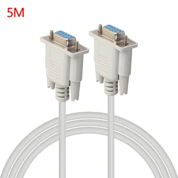 New 1.5/3/5M F/F Serial RS232 Null Modem Cable Female to Female DB9 FTA Cross Connection 9 Pin COM Data Cable Converter
New 1.5/3/5M F/F Serial RS232 Null Modem Cable Female to Female DB9 FTA Cross Connection 9 Pin COM Data Cable Converter