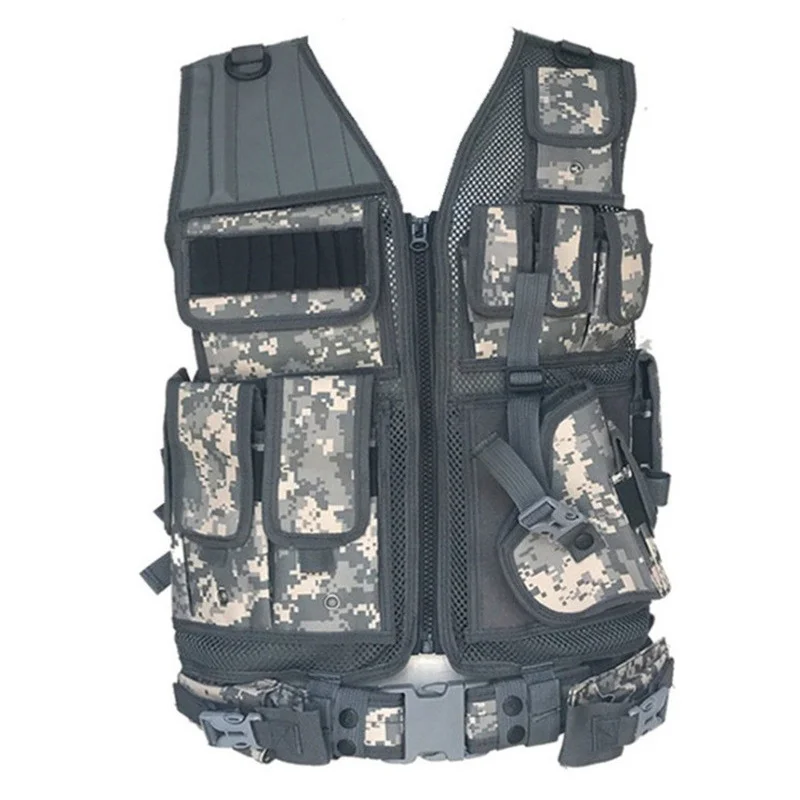Tactical Vest 5 Colors Mens Military Hunting Vest Field Battle Waistcoat Combat Assault Plate Carrier Hunting Vest Outdoor Cloth
Tactical Vest 5 Colors Mens Military Hunting Vest Field Battle Waistcoat Combat Assault Plate Carrier Hunting Vest Outdoor Cloth