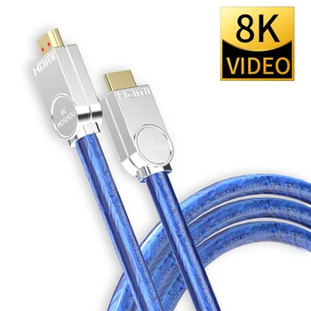 

8K 60Hz HDMI 2.1 Cables 4K 120Hz 48Gbps bandwidth ARC MOSHOU Video 2m Cord High Definition Multimedia Interface for Amplifier TV