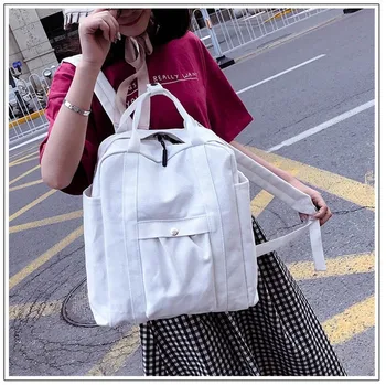 2020 new women's backpack canvas ladies backpack Korean fashion ladies backpack 
2020 new women's backpack canvas ladies backpack Korean fashion ladies backpack