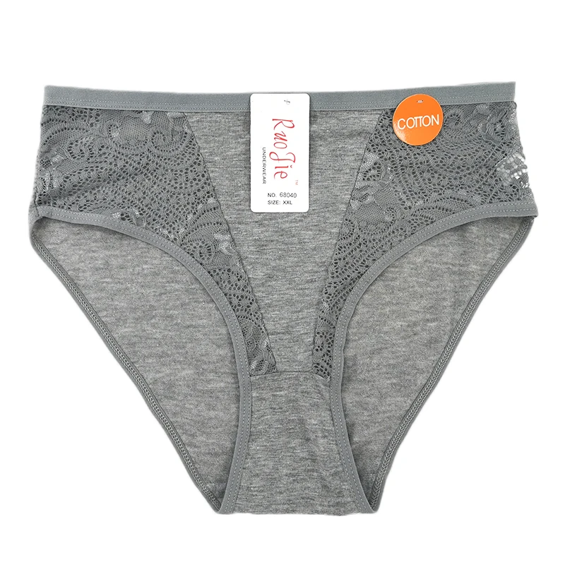 5PCS Cotton 2XL-4XL Big Size High Waist Women's Panties Solid Lace Briefs Underwear Lady Sexy Plus Size Underpants 5PCS Cotton 2XL-4XL Big Size High Waist Women's Panties Solid Lace Briefs Underwear Lady Sexy Plus Size Underpants