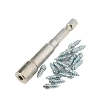 500PCS Universal Car Tires Studs Screw Winter Snow Spikes Wheel Tyres Snow Chains Studs for Car Vehicle Truck Tire 
500PCS Universal Car Tires Studs Screw Winter Snow Spikes Wheel Tyres Snow Chains Studs for Car Vehicle Truck Tire