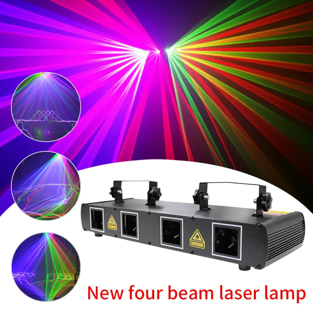 New 4 Lens Bar DJ Laser light Red Green Blue Full color Laser Beam Line Scan Disco Lazer projector For Xmas Home Party CLub Bar
New 4 Lens Bar DJ Laser light Red Green Blue Full color Laser Beam Line Scan Disco Lazer projector For Xmas Home Party CLub Bar