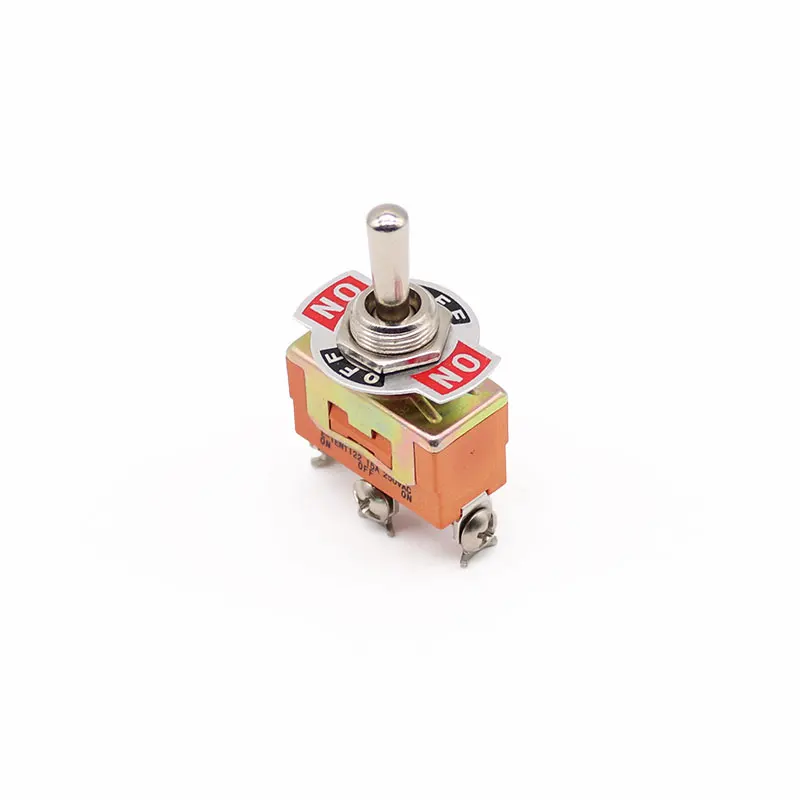 1PCS E-TEN1122 15A 250VAC 3PIN ON-OFF-ON Toggle switch Rocker switch The power switch micro switch orange
1PCS E-TEN1122 15A 250VAC 3PIN ON-OFF-ON Toggle switch Rocker switch The power switch micro switch orange