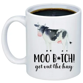 Funny Mugs for Women Moo Btch Get Out The Hay Coffee Mug Sarcastic Cow Loving 11oz Cup
Funny Mugs for Women Moo Btch Get Out The Hay Coffee Mug Sarcastic Cow Loving 11oz Cup