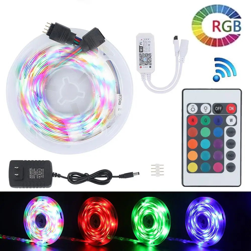 5m 10m 20m WiFi LED Strip Light RGB WaterproofAC100-240V RGB String Diode Flexible Ribbon WiFi Contoller Works With Alexa
5m 10m 20m WiFi LED Strip Light RGB WaterproofAC100-240V RGB String Diode Flexible Ribbon WiFi Contoller Works With Alexa