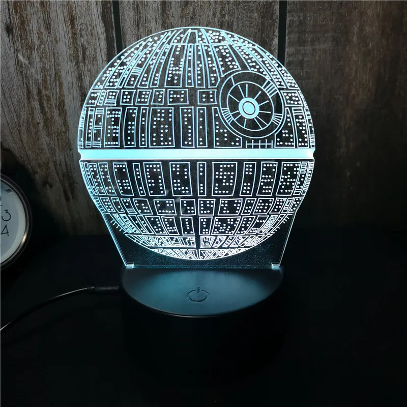 Nightlight USB Lamp LED Visual Desk Atmosphere-Lighting Star Wars Death Star Modern-Decoration Touch-Remote
Nightlight USB Lamp LED Visual Desk Atmosphere-Lighting Star Wars Death Star Modern-Decoration Touch-Remote