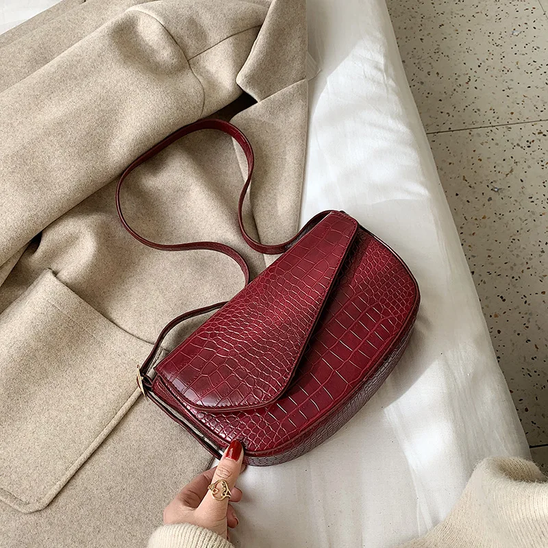 New Arrival Bag Women's INS Super Fire Versitile Fashion Crocodile Pattern Saddle Bag Mini Shoulder Bag Fashion
New Arrival Bag Women's INS Super Fire Versitile Fashion Crocodile Pattern Saddle Bag Mini Shoulder Bag Fashion