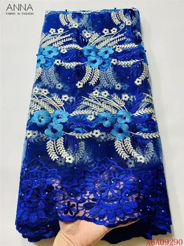 Anna royal blue african net lace nigerian tulle fabric embroidered with beads and stones 5 yards/piece french mesh laces fabrics
Anna royal blue african net lace nigerian tulle fabric embroidered with beads and stones 5 yards/piece french mesh laces fabrics