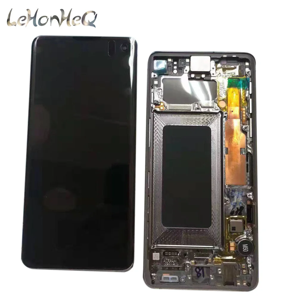 SUPER AMOLED for SAMSUNG Galaxy S10 Lcd Display G973 G9730 Touch Screen Digitizer Assembly for samsung S10 with frame
SUPER AMOLED for SAMSUNG Galaxy S10 Lcd Display G973 G9730 Touch Screen Digitizer Assembly for samsung S10 with frame